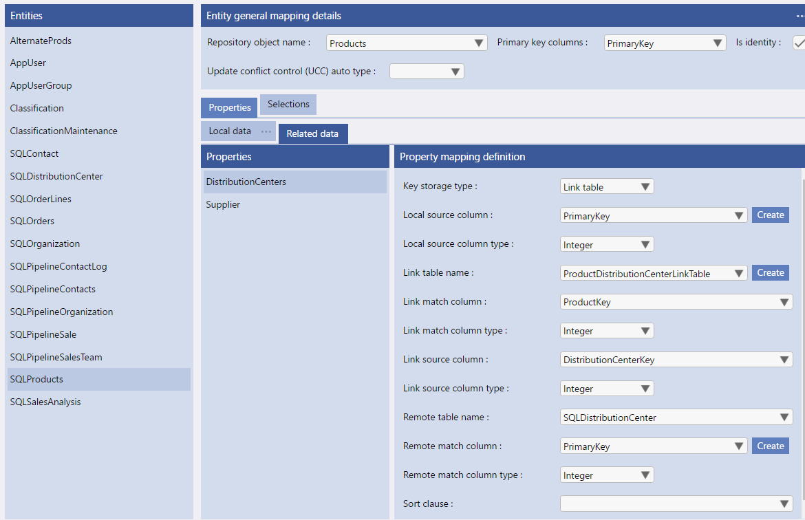 Evoke Using SQL Databases - Evoke Product Help